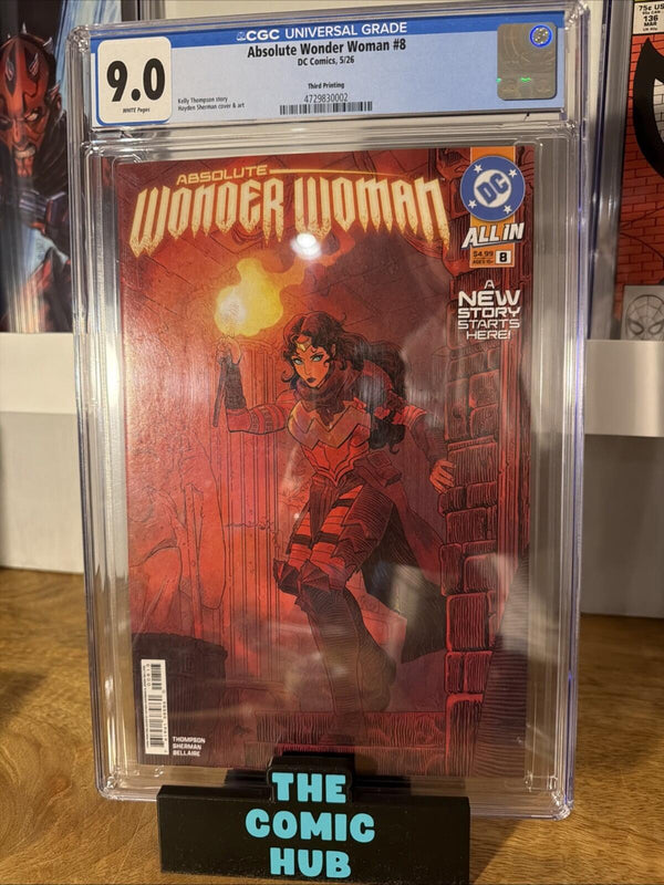 Absolute Wonder Women #8 CGC 9.0