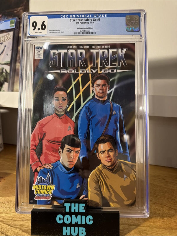 Star trek Boldly Go #1 CGC 9.6