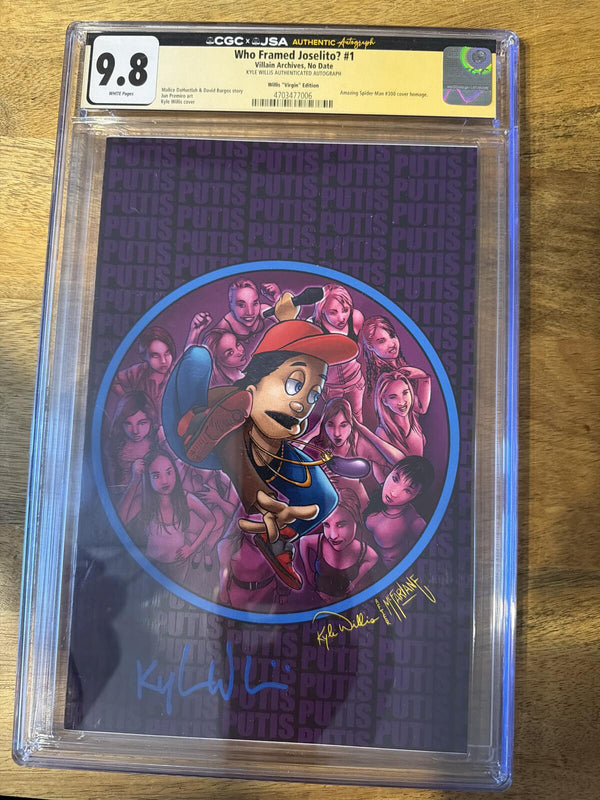 Who Framed Joselito #1 CGC 9.8 signed by Kyle Willis