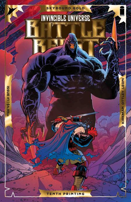 INVINCIBLE UNIVERSE BATTLE BEAST #1 Gold Embossed
