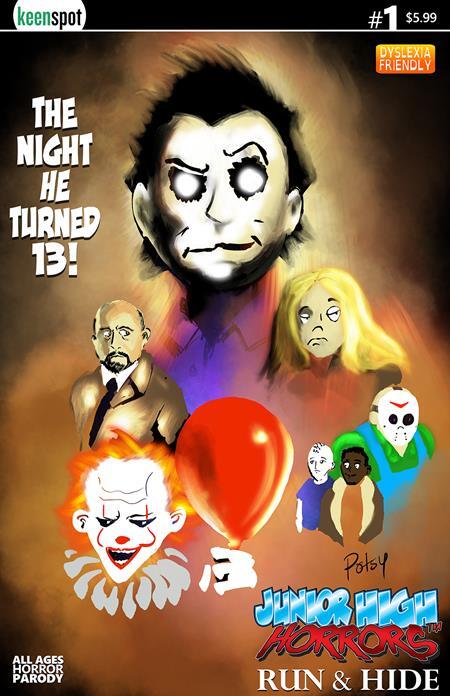 Junior High Horrors Run & Hide #1 CVR B The Night He Turned 13 Variant