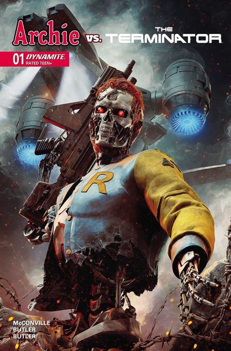 Archie Vs The Terminator #1 Cover E Bjorn Barends Foil Variant