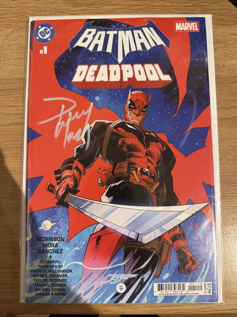 BATMAN DEADPOOL #1 JIMENEZ 2ND PRINT VARIANT DC COMICS Signed Dan Mora