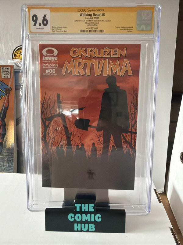 Walking Dead #6 - 11/05 - CGC 9.6 Signed COA Ryan Ottley