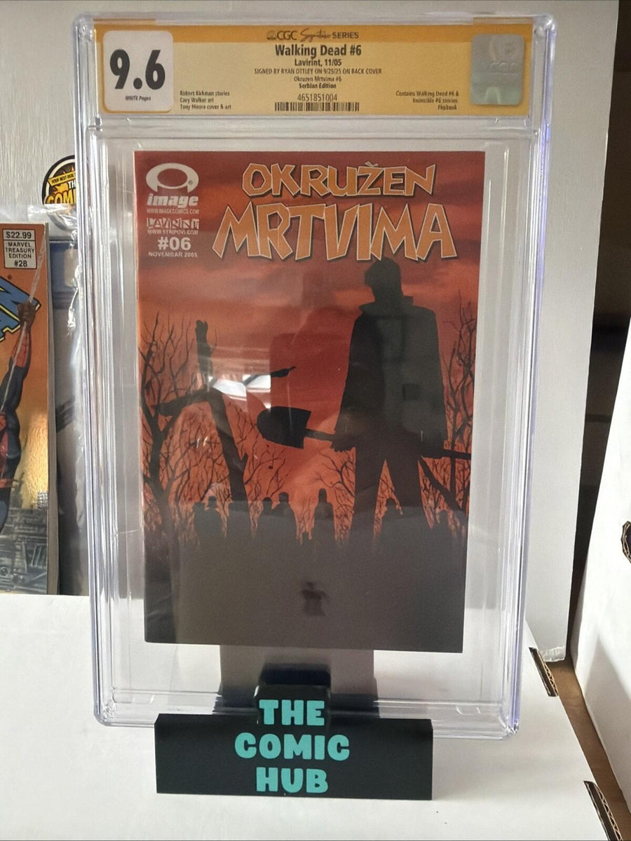 Walking Dead #6 - 11/05 - CGC 9.6 Signed COA Ryan Ottley