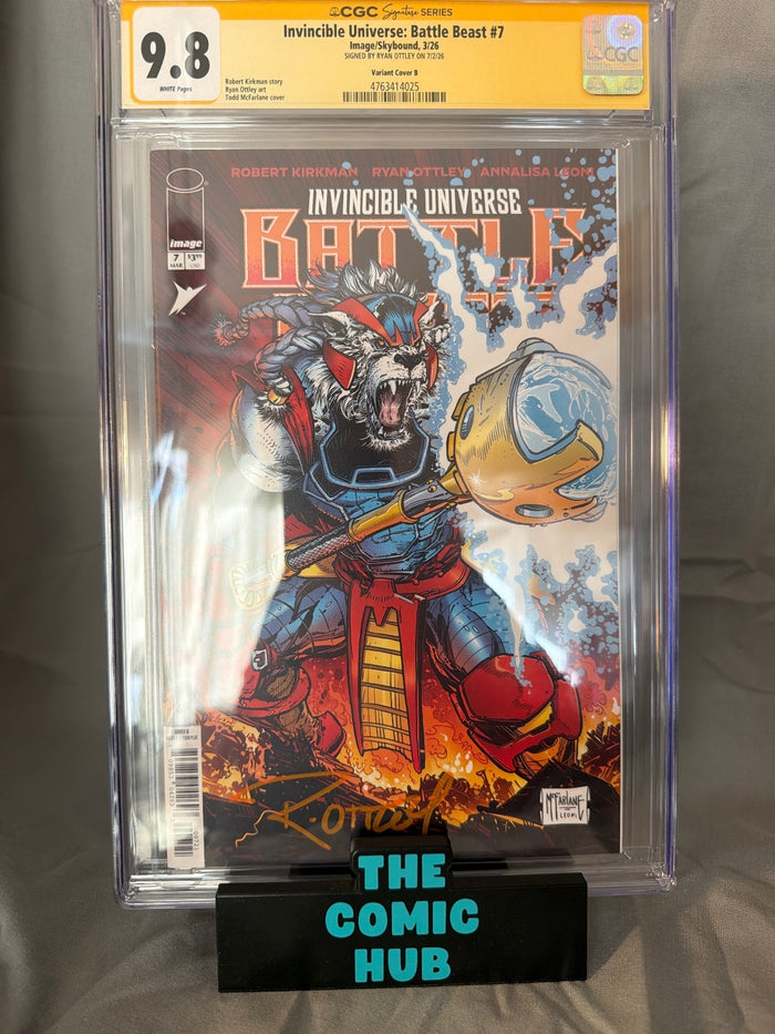 Invincible Universe: Battle Beast #7 Signed Ryan Ottley