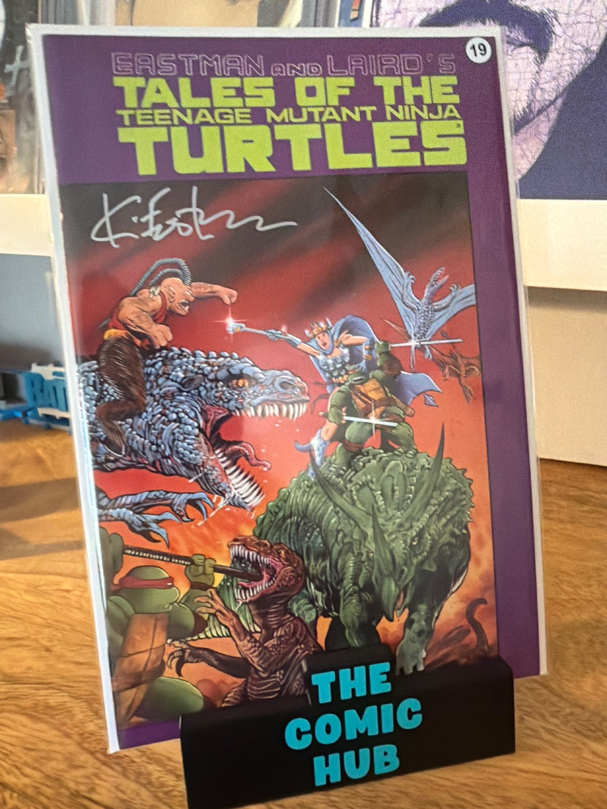 Tales Of The Teenage Mutant Ninja Turtles #7 1989 Signed W/COA Kevin Eastmen