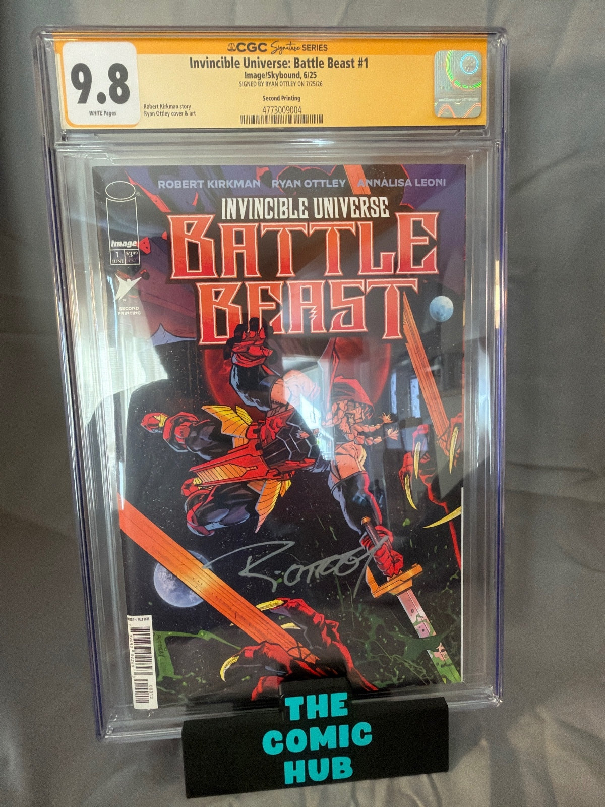 Invincible Universe: Battle Beast #1 Signed Ryan Ottley