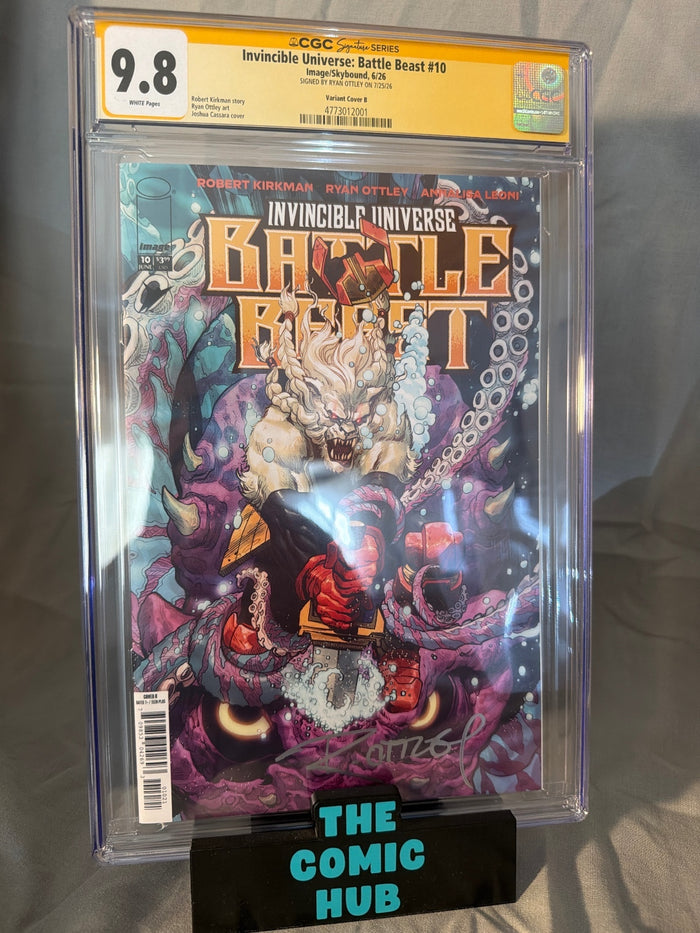 Invincible Universe: Battle Beast #10 Signed Ryan Ottley