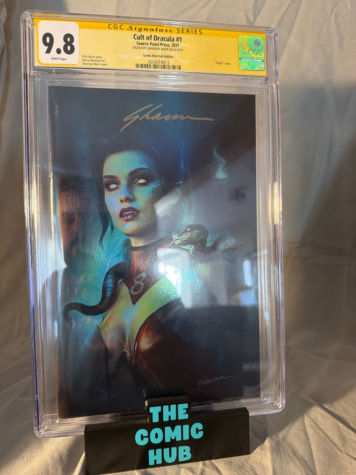 CGC Cult Of Dracula #1 Signed Shannon Maer