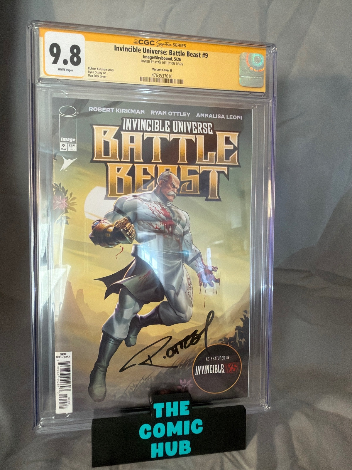 Invincible Universe: Battle Beast #9 Signed Ryan Ottley