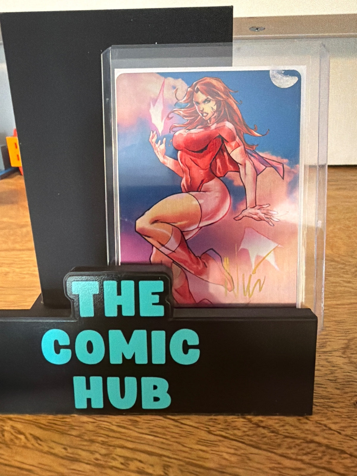 Atom Eve metal card Signed W/COA Nunez