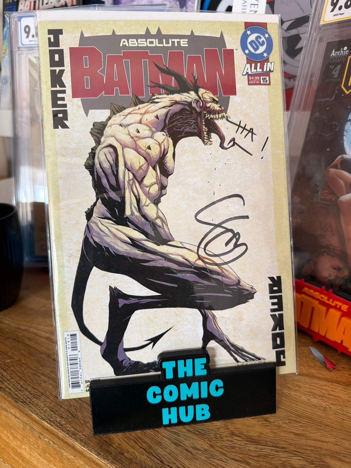Absolute Batman #15 Signed W/COA Scott Snyder with the HA!
