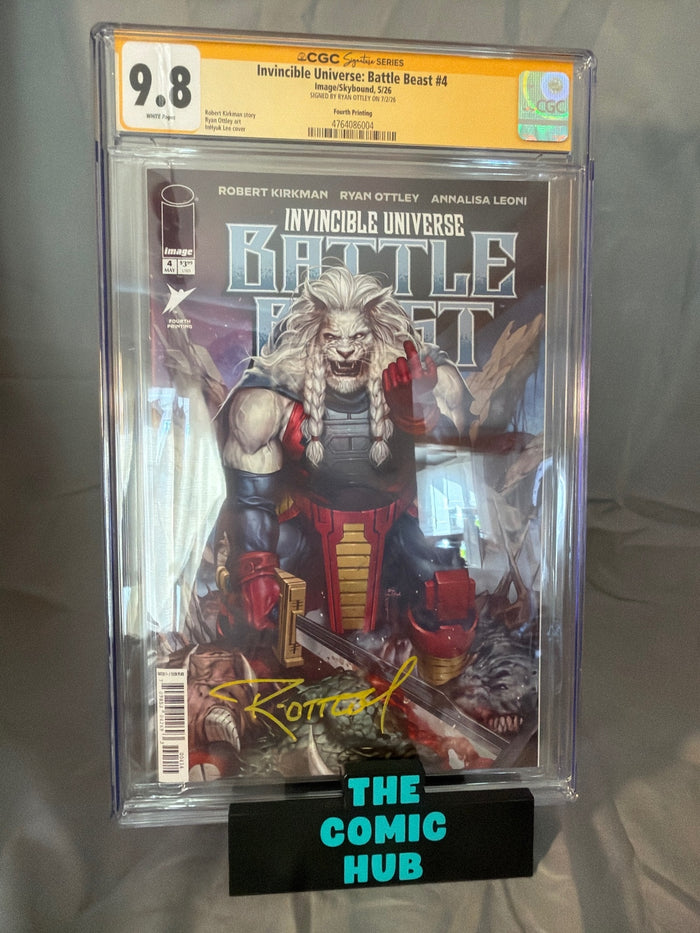 Invincible Universe: Battle Beast #4 Signed Ryan Ottley