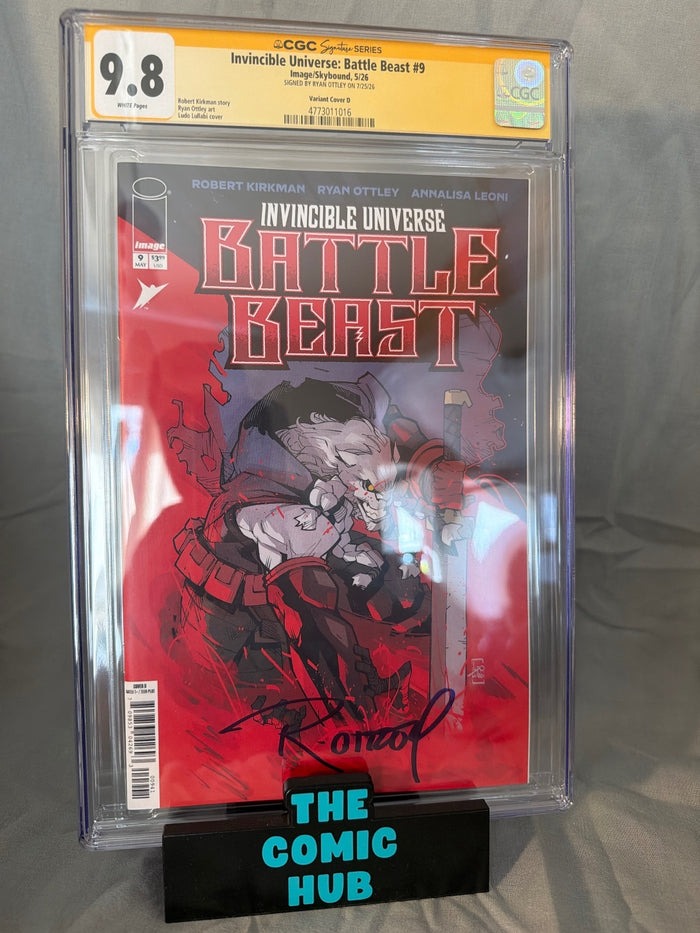 Invincible Universe: Battle Beast #9 Signed Ryan Ottley