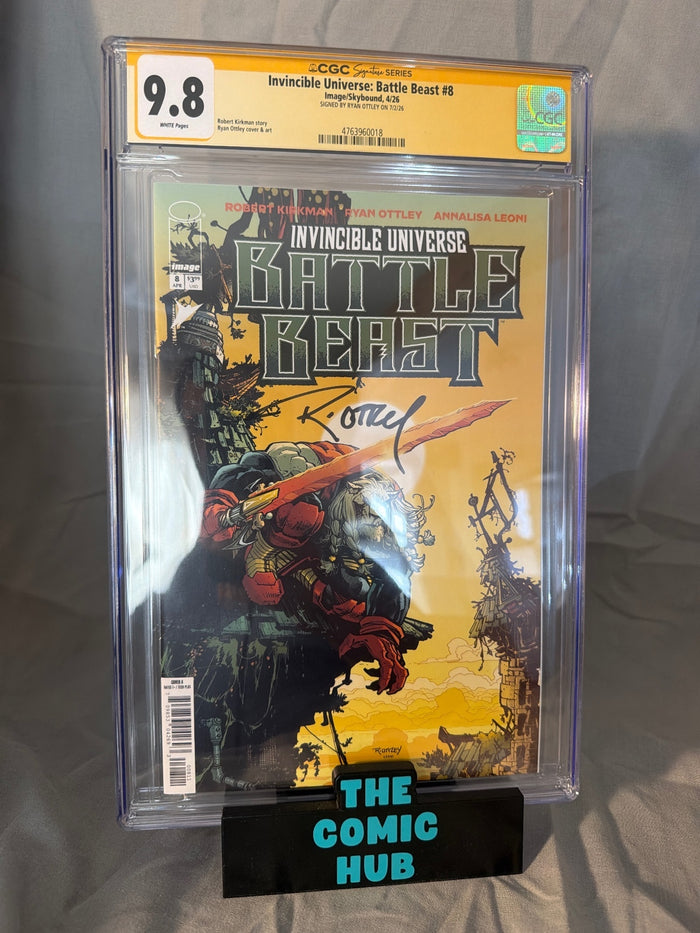 Invincible Universe: Battle Beast #8 Signed Ryan Ottley m