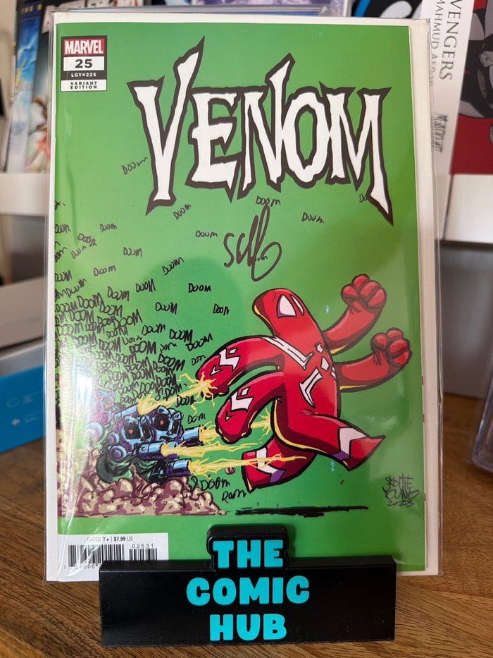 Venom #25 Sogned W/COA Scottie Young